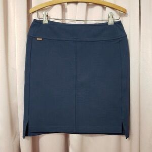 Lacoste Stretch Navy Pencil Skirt Athletic